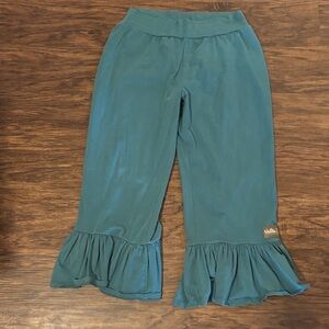Matilda Jane Teal Ruffle Hem Pants